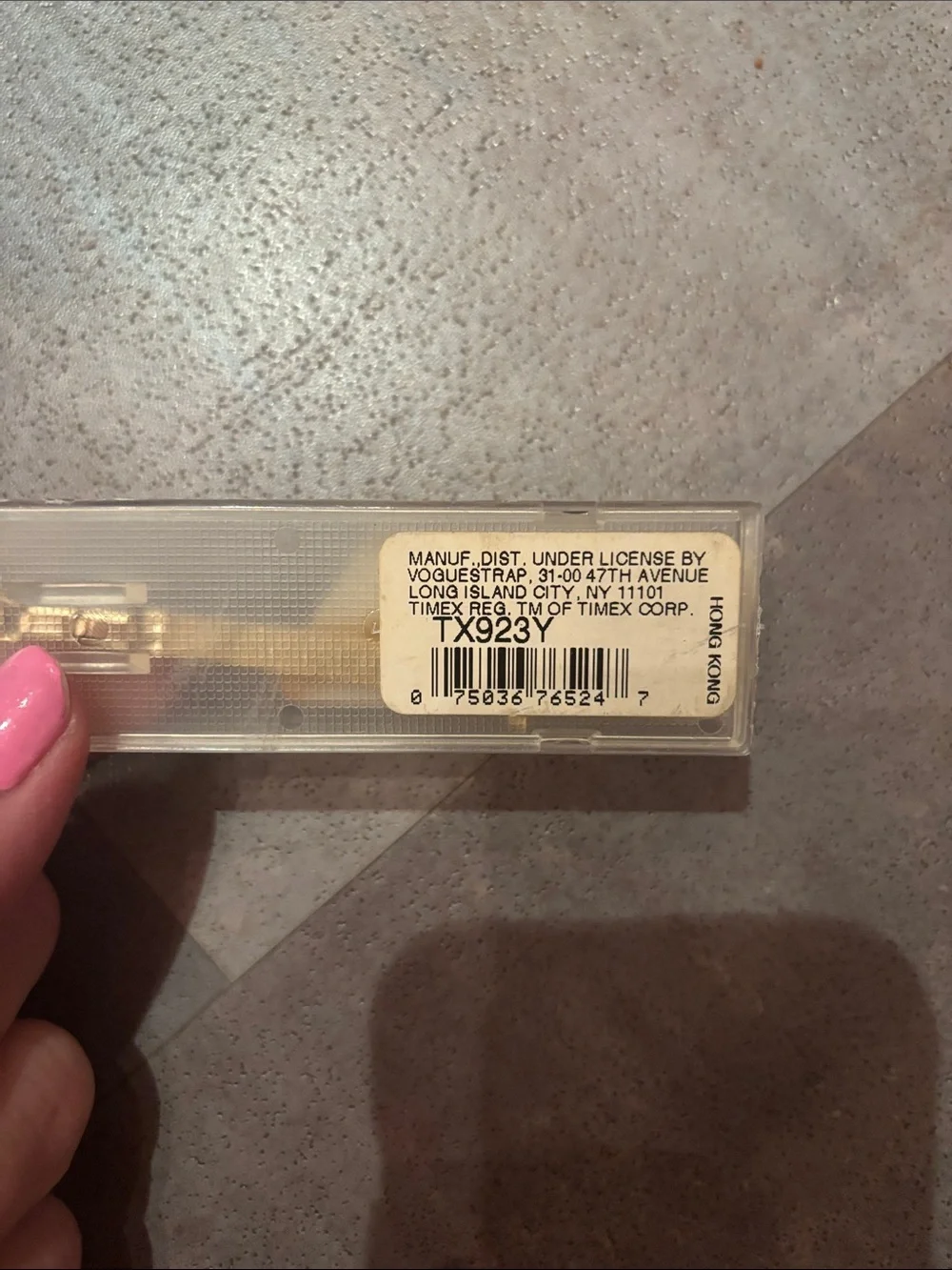 Timex Gold layout with chain 8-11MM Watch Band